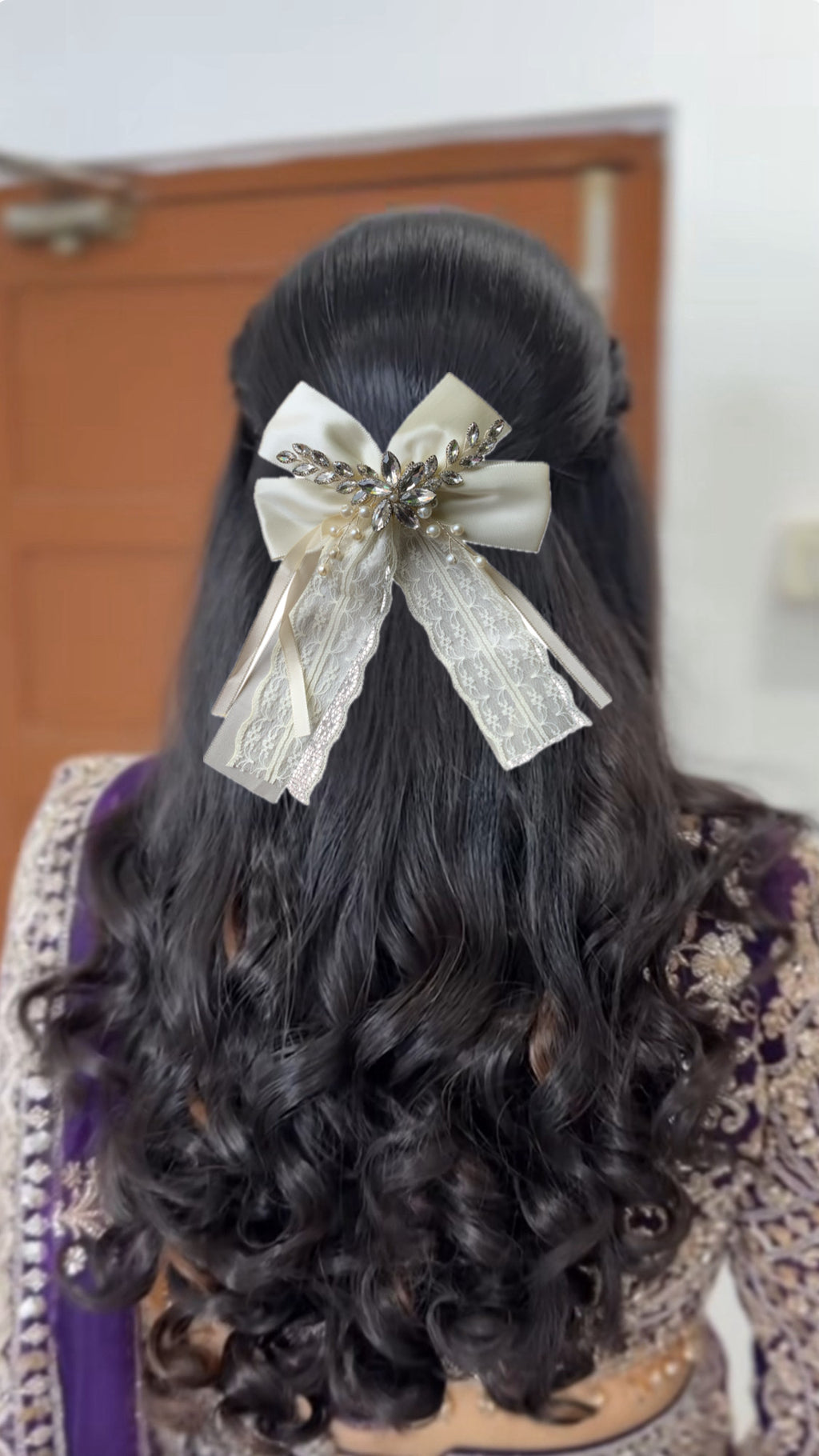 Embellished Hair Bow