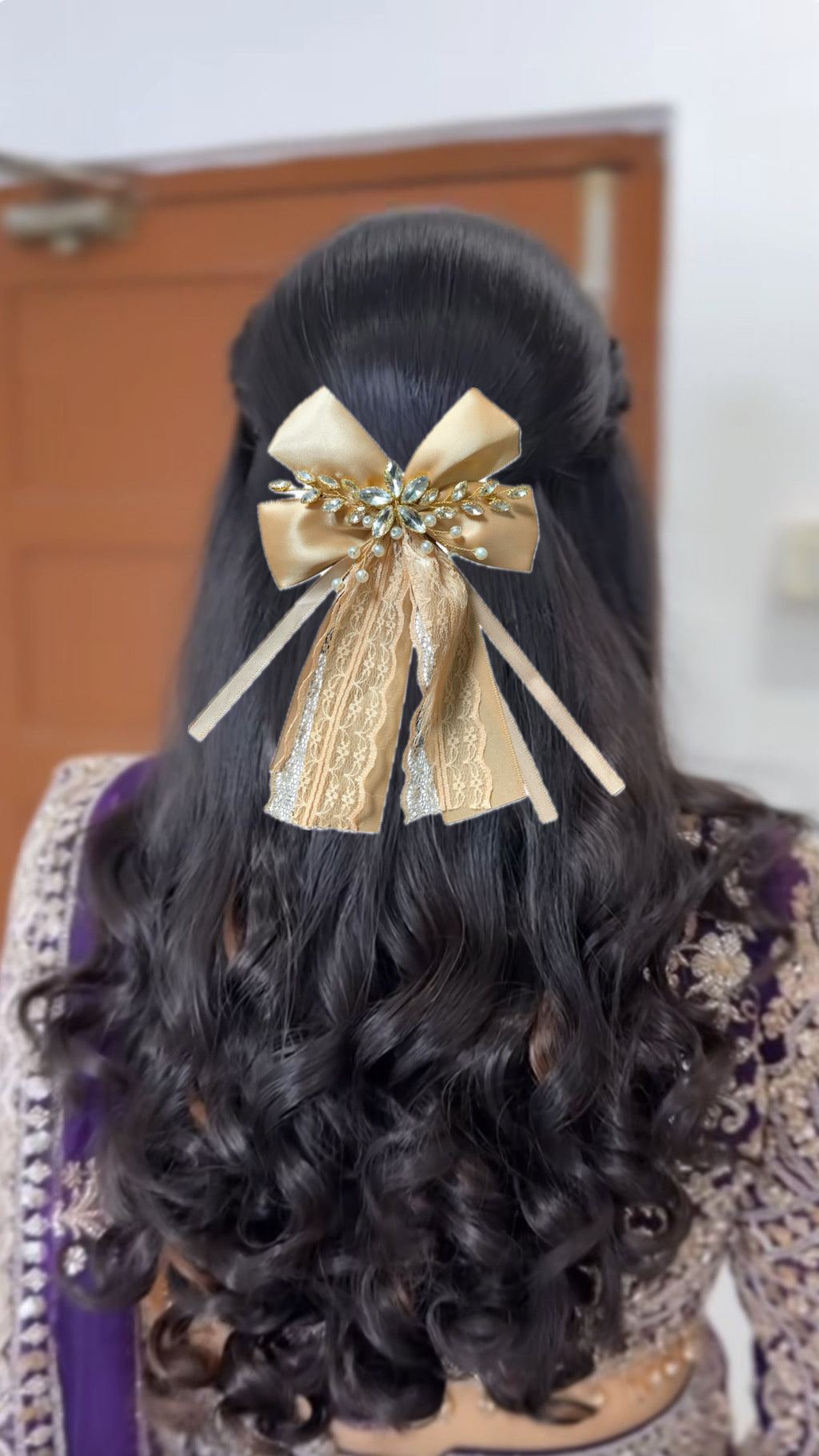 Embellished Hair Bow