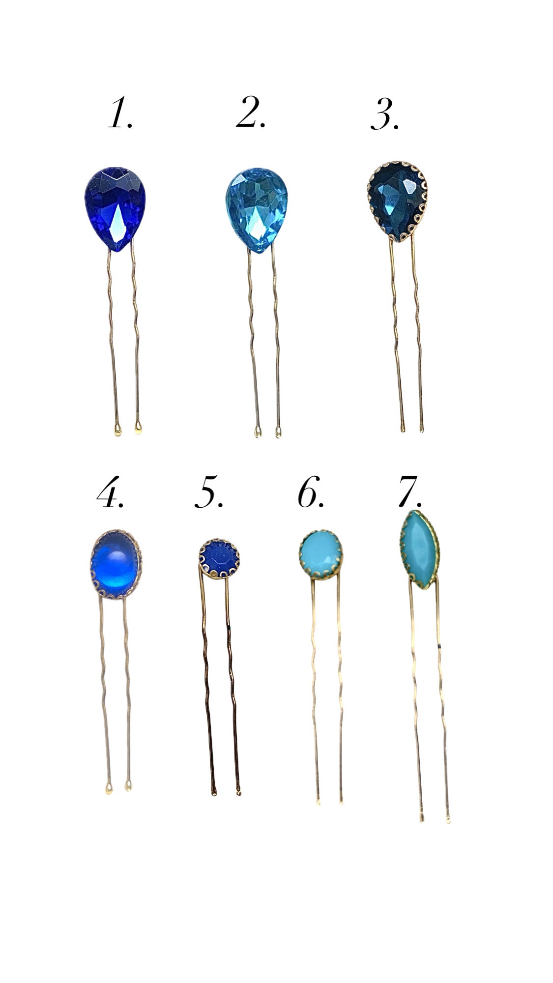 Blue Hair Crystals