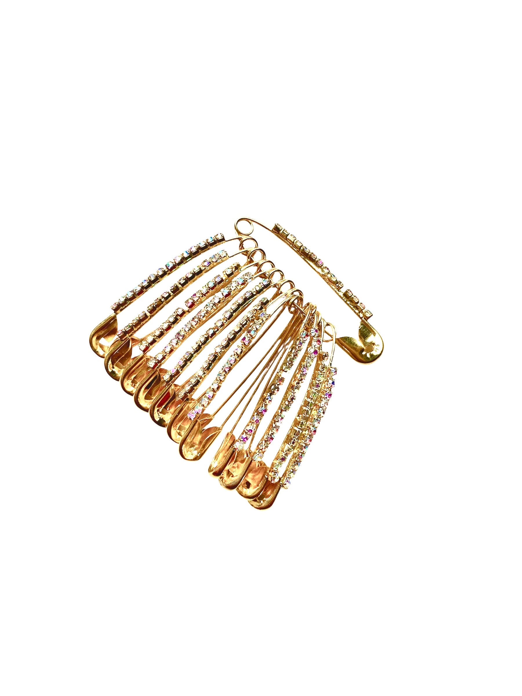 Rhinestone Safety Pins