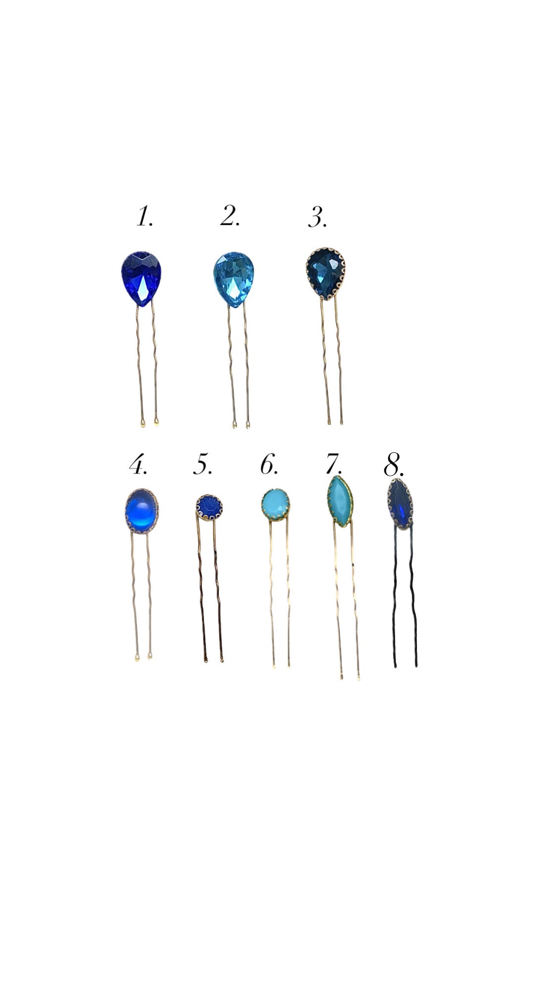Blue Hair Crystals