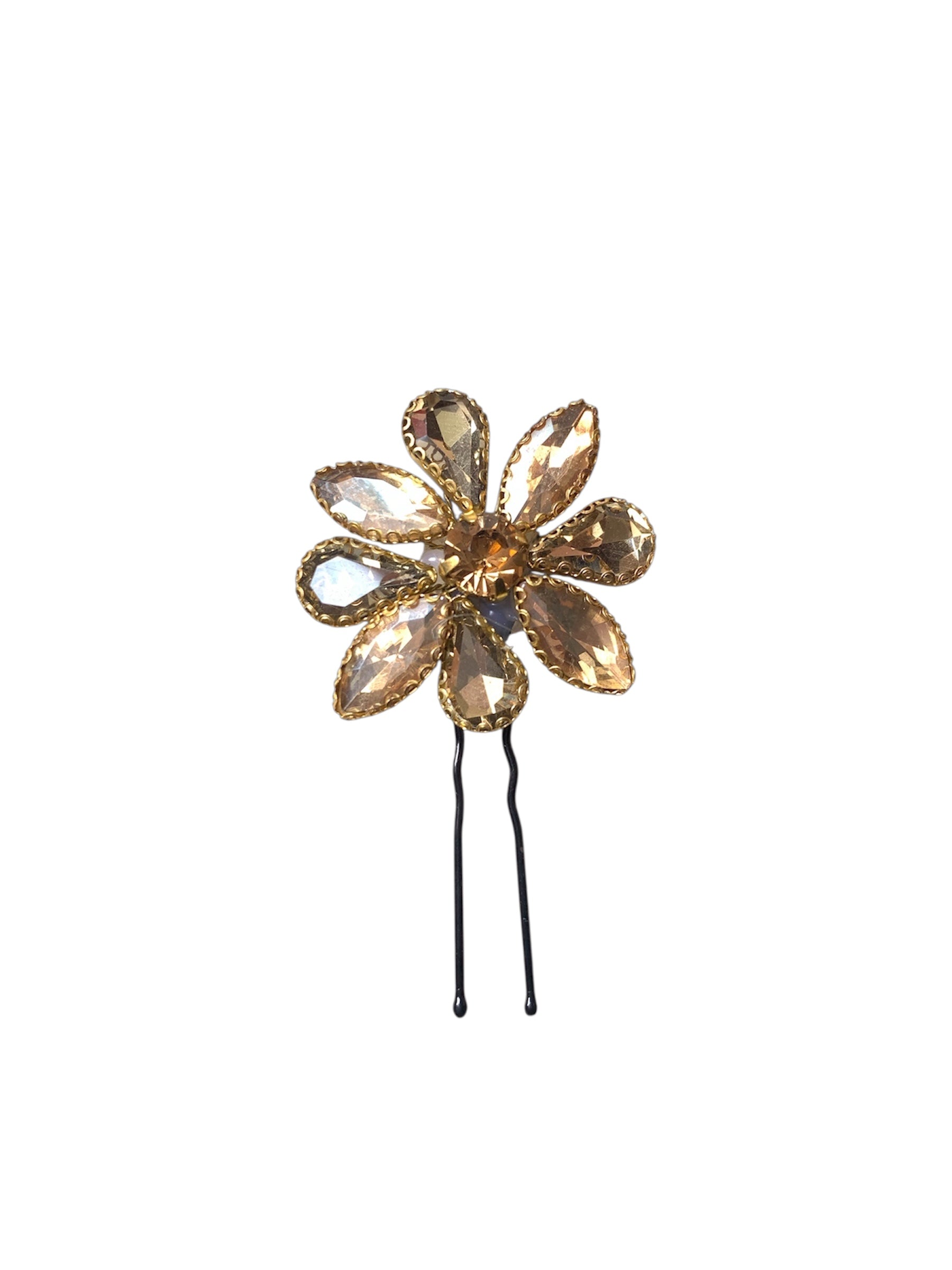 Rhinestone flower Pin
